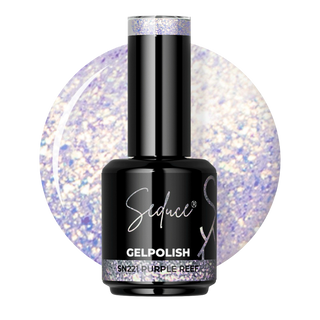 Seduce® gelpolish sn221 prachtige paarse transparante shimmer. Kan over iedere kleur aangebracht worden