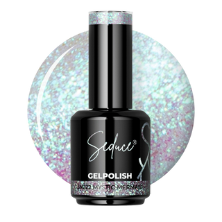 Seduce® gelpolish prachtige groen/blauwe shimmer kan over elke kleur aangebracht worden. Ieder lichtinval is anders