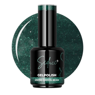 Seduce® gelpolish donkergroene kleur met een shimmer