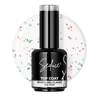 Seduce® no wipe topcoat met verschillende flakes
