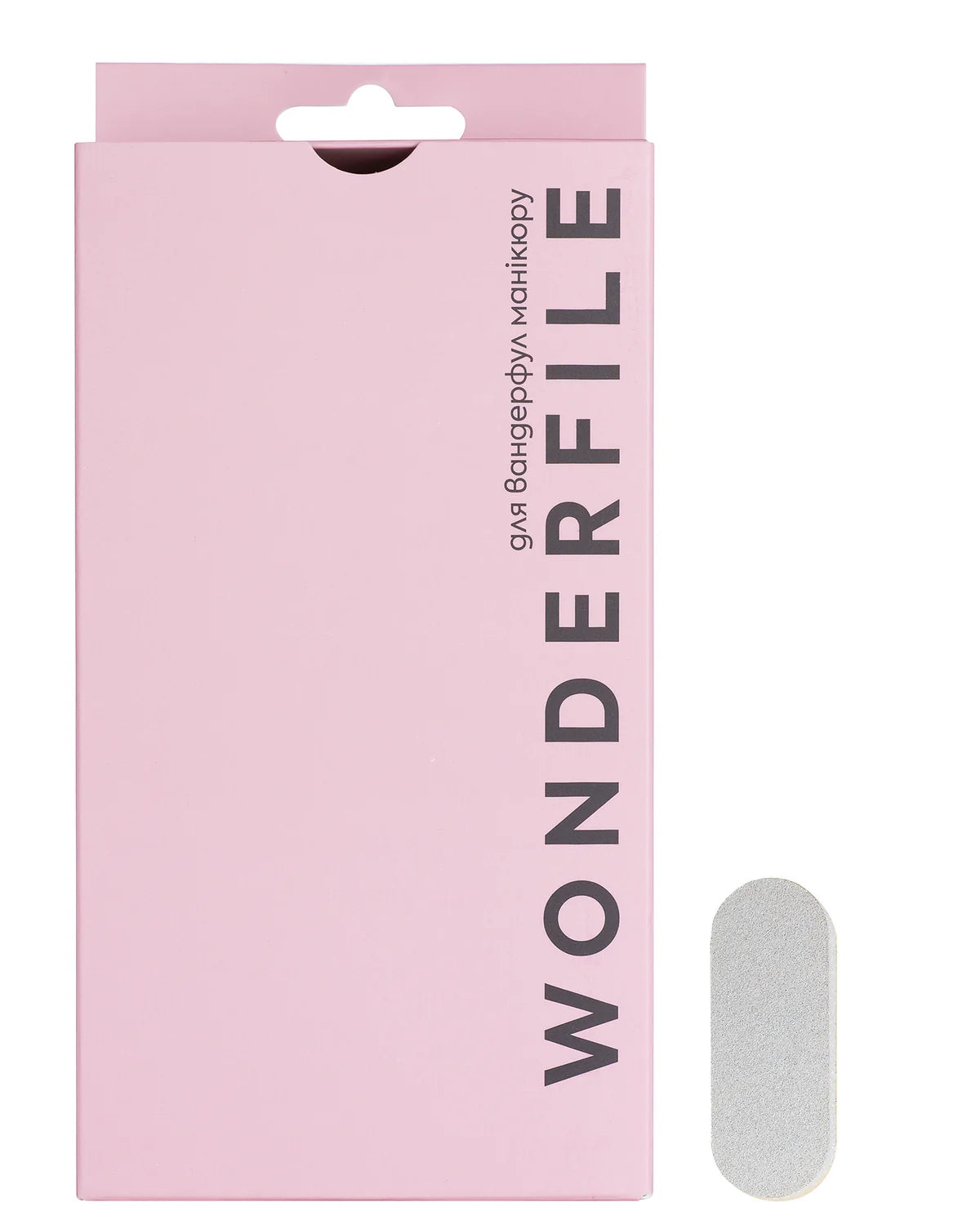 Wonderfile plakbuffers 65x18 mm voor 160x18 mm base in 180 en 240 grit, 50 stuks per verpakking voor professioneel salongebruik