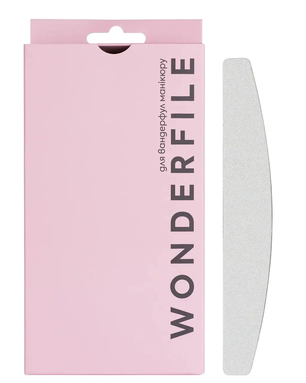 Wonderfile zachte schuimstrips halfmoon 162x24 mm in 100 tot 320 grit, 50 stuks per verpakking voor professioneel salongebruik