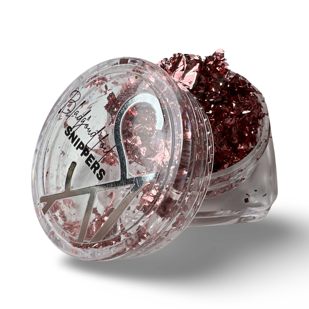 Bladgoud Folie Snippers - Roze