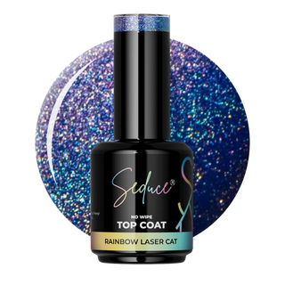 Seduce® Topcoat | Rainbow Laser Cat Eye