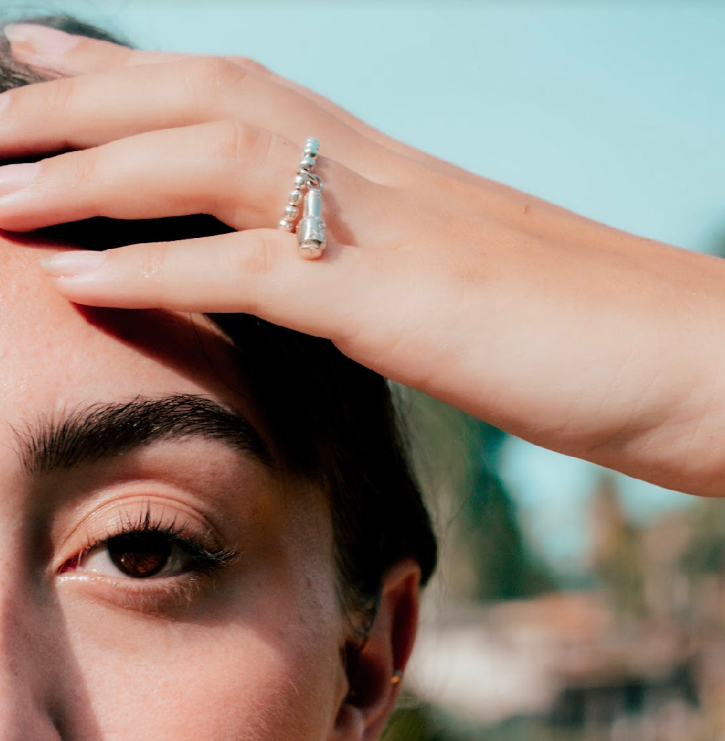 SN Gelpolish Bottle Ring (925 Sterling Zilver)