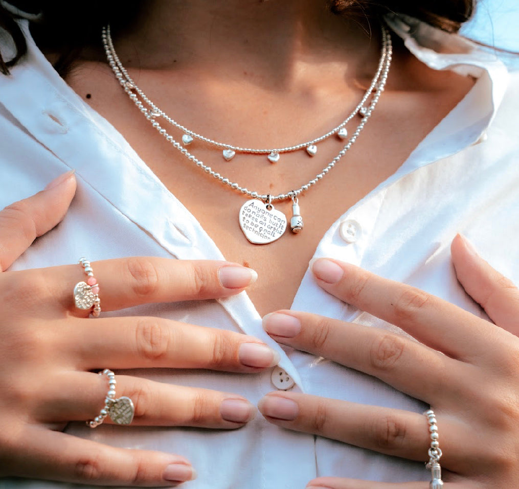 SN Be a Nail Technician Necklace (925 Sterling Zilver)