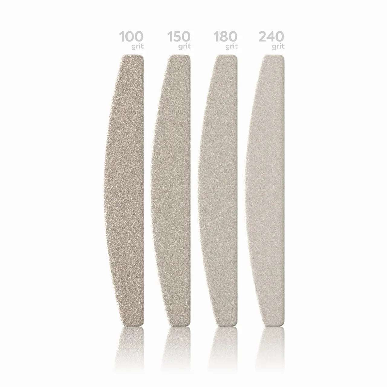 Wonderfile® | Dunne Plakstrips Halfmoon | 162 x 24 mm | 50 stuks