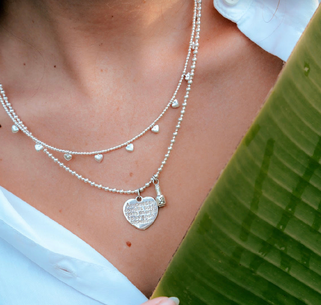 SN Be a Nail Technician Necklace (925 Sterling Zilver)