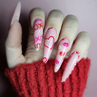 Seduce gelpolish hartjes op de nagels 