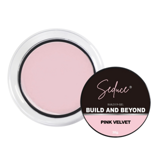 Seduce® Build and Beyond hard-gel pink velvet in de kleur roze