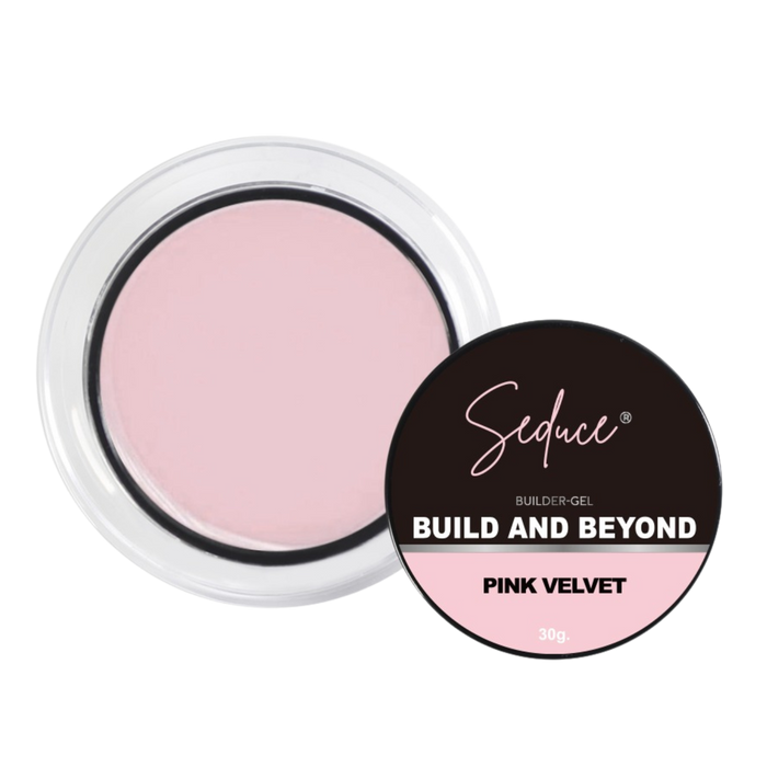 Seduce® Build and Beyond hard-gel pink velvet in de kleur roze