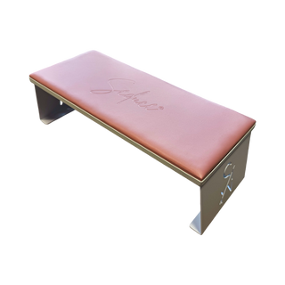 Seduce® witte armsteun met een lichtroze kussen
