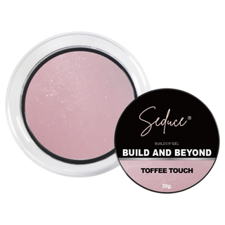 Seduce® hele natuurlijk hardgel met een fijne glitter voor verlenging en versteviging van de nagels