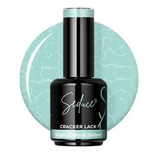 Seduce® Nail crack polish lack in de kleur  blauw SN261 Ocean blueprint