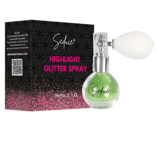 Seduce® highlight glitter sprak in de kleur light green voor een glitter uitloopt, full glitter of een inlay