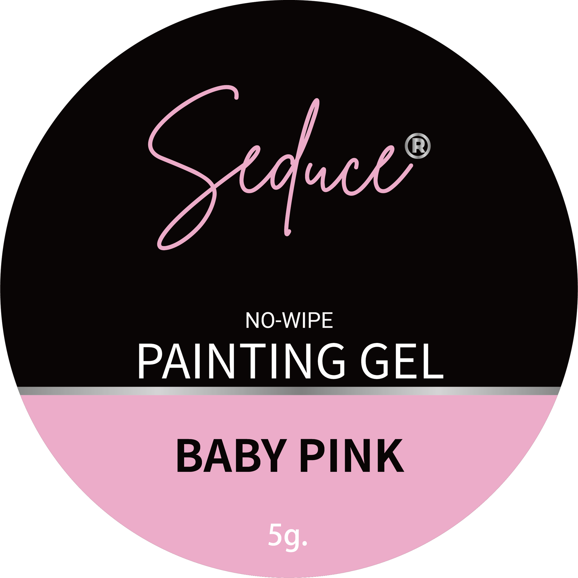 Seduce® No wipe painting gel in de kleur Baby pink