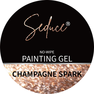 Seduce® No wipe painting gel in de kleur Champagne spark