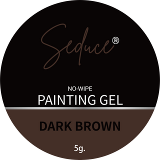 Seduce® No wipe painting gel in de kleur Dark brown