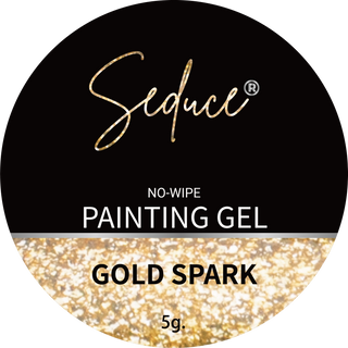 Seduce® No wipe painting gel in de kleur Gold spark
