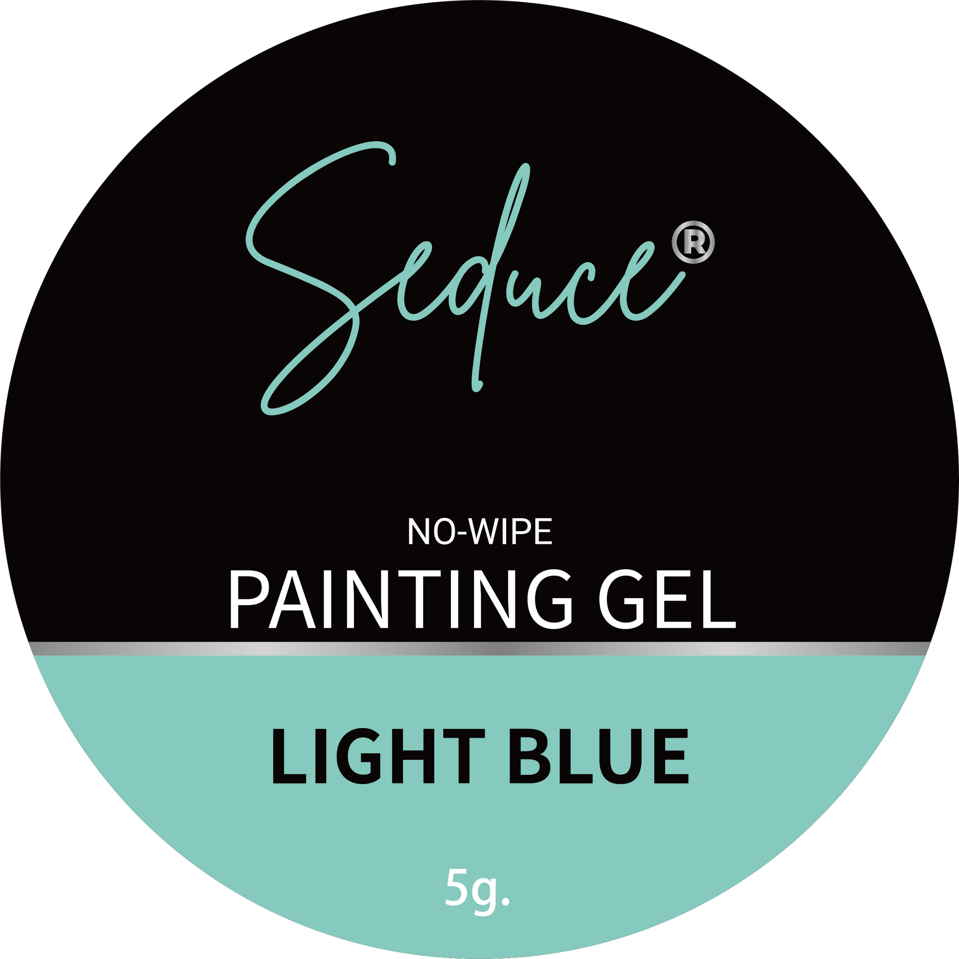Seduce® No wipe painting gel in de kleur Light blue