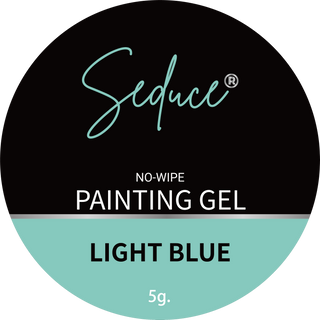 Seduce® No wipe painting gel in de kleur Light blue