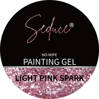 Seduce® No wipe painting gel in de kleur Light pink spark