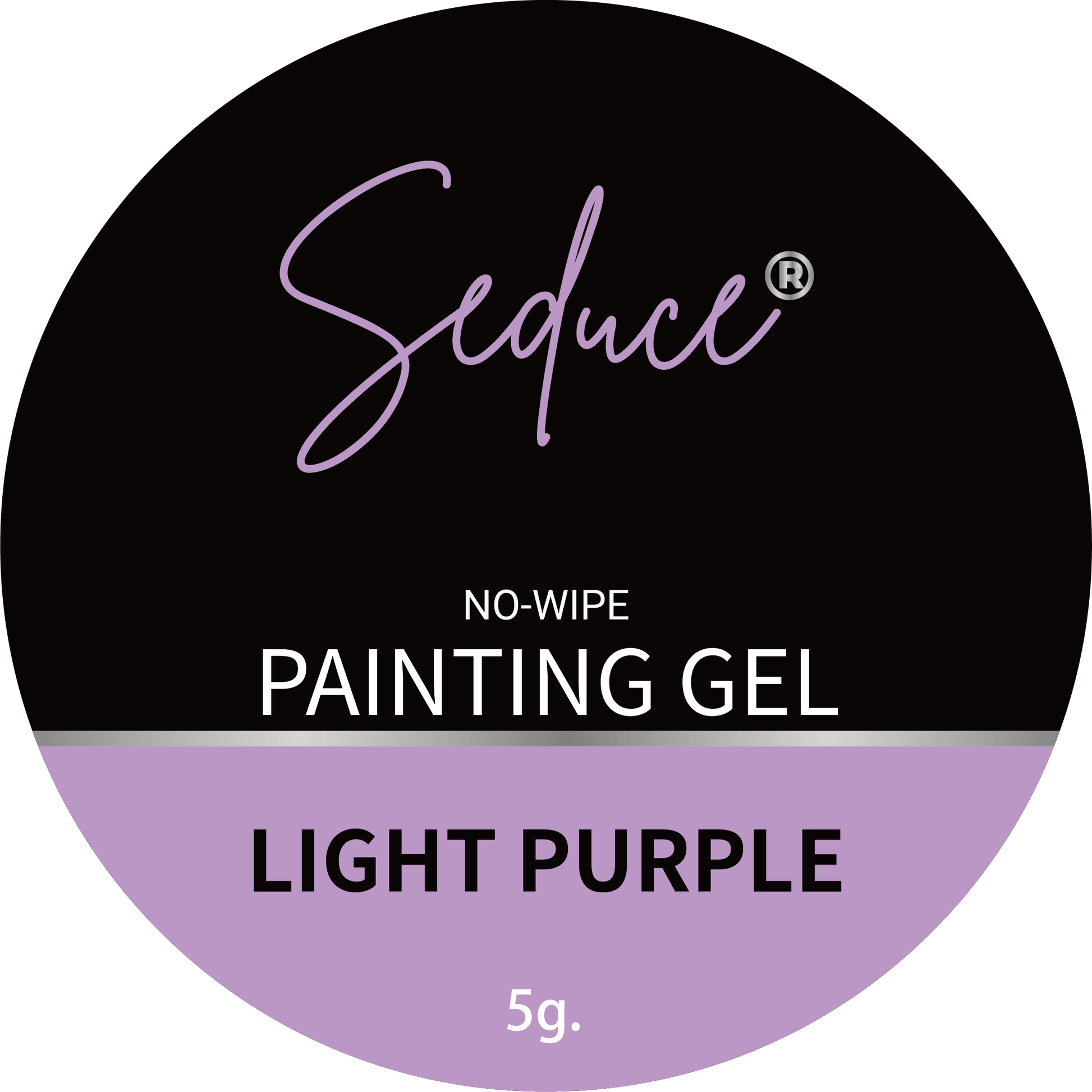 Seduce® No wipe painting gel in de kleur Light purple