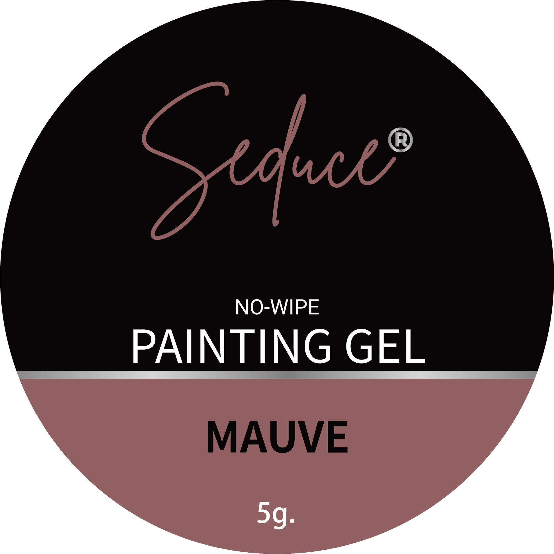 Seduce® No wipe painting gel in de kleur Mauve