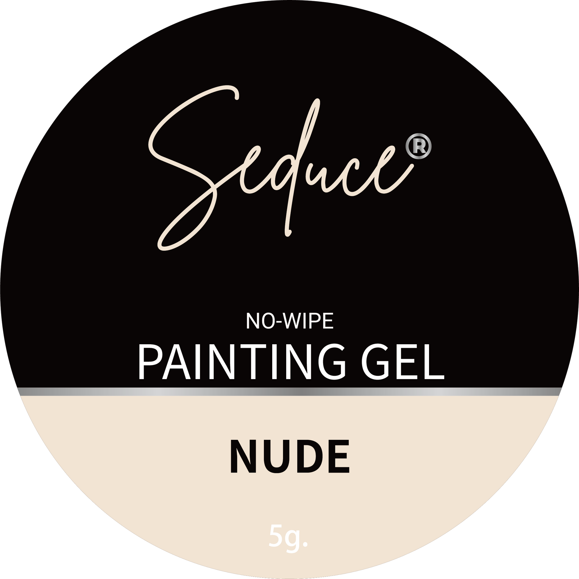 Seduce® No wipe painting gel in de kleur Nude