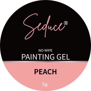 Seduce® No wipe painting gel in de kleur Peach