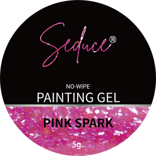 Seduce® No wipe painting gel in de kleur Pink spark