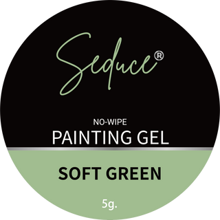 Seduce® No wipe painting gel in de kleur Soft green