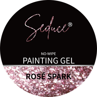 Seduce® Paining gel met glitters rose spark