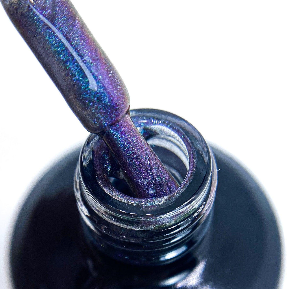 SN139 8D Purple/blue galaxy cat eye - Seductionail