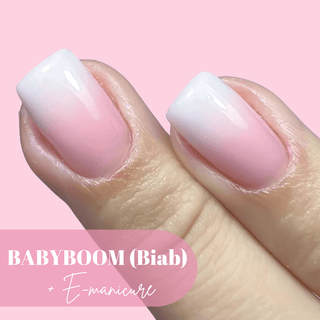 Babyboom (BIAB) + e-manicure - Seductionail